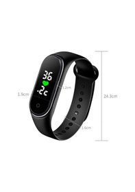 Resim M5 Akıllı Bileklik Saat Universal Smart Bracelet(Konuşma Özellikl 