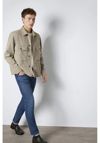 Resim Mavi Erkek Uzun Kollu Çift Cepli Gömlek M0211778 Laurel Oak Laurel Oak 