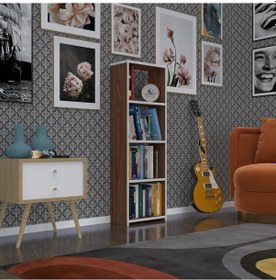 Resim Kenzlife Kitaplık Süper Ga 120*40*19 Cvz 4 Katlı Tek Bölme Ofis Mutfak Banyo Dolabı Arkalıksız Çok Renkli 