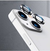 Resim TrendCell Iphone 14 / 14 Plus Uyumlu Gümüş Kamera Lensi Koruyucu 