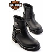 Resim Black Hakiki Deri Kadın Bot & Bootie Hd0777064103 001 
