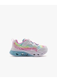 Resim Skechers Kız Çocuk Beyaz Işıklı Spor Ayakkabı Beyaz 