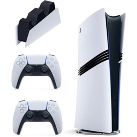Resim Playstation 5 Pro 2 TB Digital Edition + Dualsense Kol + Şarj İstasyonu 