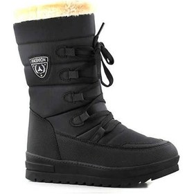 Resim Sportlife Bayan Kar Botu İçi Kürklü Yanda Fermuarlı SPL 995 Siyah 