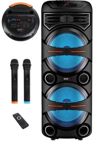 Resim Midex 600 Watt Parti Karaoke Eğlence Işıklı Ses Sistemi Bluetooth Hoparlör (MXR-600) 