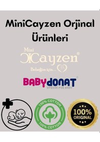 Resim Pekminibebe Little Mause Desenli % 100 Pamuk 5'li Kız Bebek Hastane Çıkış Seti Mor 