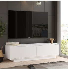 Resim Robinhome Robin Home Carlos Tv Ünitesi Tv Sehpası Televizyon Sehpası Beyaz 