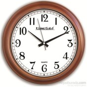 Resim Time Gold Salon Ofis Duvar Saati Plastik 35 Cm (150340931) Altın 