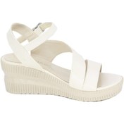 Resim Trendyshose 03978 Rahat 5 Cm Dolgu Kadın Sandalet 