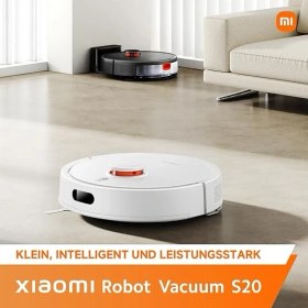 Resim Robot Vacuum S20, 5000PA Emiş Gücü, Akıllı Robot Süpürge, Siyah 