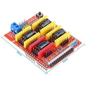 Resim Arduino Cnc Shield A4988 Drv8825 Drv8833 Cnc 3d Yazıcı Step 