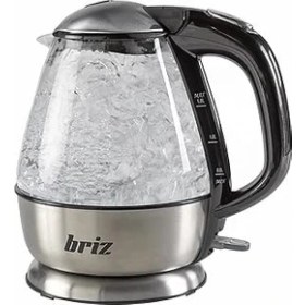 Resim Starseven Briz BR711 Inox Su Isıtıcı Cam Kettle 