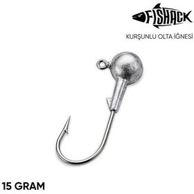 Resim Jighead - Zoka - Kurşunlu Olta İğnesi - Gümüş - 15 Gr 
