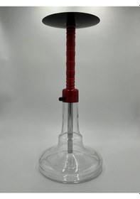 Resim Tepsi Üstü Tahliyeli Büyük Boy Nargile Seti 