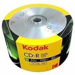 Resim Kodak CD-R 700MB-80min 52X 50 li Shrink 