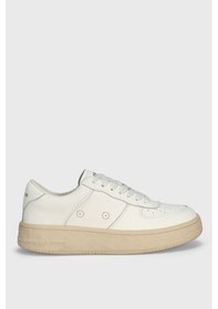 Resim Lufian 122230041 Natalı Deri Unisex Sneaker Ayakkabı Beyaz 