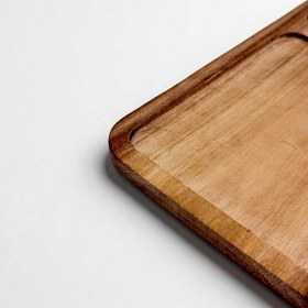 Resim Akasya İki Gözlü Yağdanlık Altı 23x12CM KW-921 