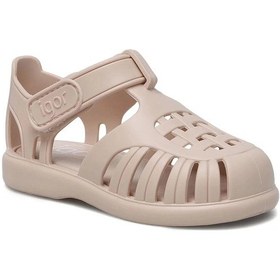 Resim İgora S10271-100 Tobby Solıd Bebek Çocuk Sandalet Krem 