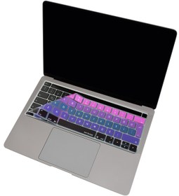 Resim Mcstorey Macbook Pro Klavye Koruyucu (TÜRKÇE Q) 13inç A1706 A1989 A2159-15inç A1707 A1990 Ile Uyumlu Ombre 