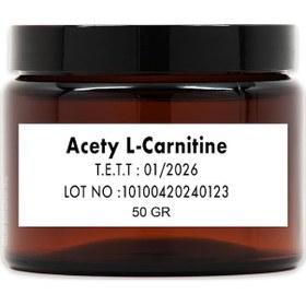 Resim Acetyl L-carnıtıne Hcl Asetil L-karnitin Hcl Toz Hammadde 50 Gr 