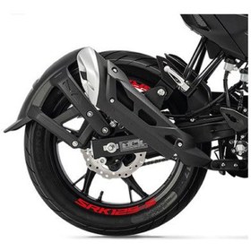 Resim Rks Qj Motor Srk 125-s Motosiklet Jant İçi Sticker Etiket Modeli Kırmızı 