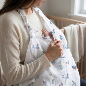Resim Müslin Bebek Emzirme Önlüğü - Bébé Lapin 