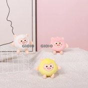 Resim Silver1 Bebek Makine Bebek Sevimli Karikatür Peluş Bebek Çanta Çekicilik Öğrenci Bebek Asılı Anahtar (Yurt Dışından) 