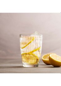 Resim LAV Artemis Cam Su Bardağı 6'lı 415 ml (Meşrubat Bardağı) 