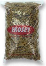 Resim Ekoset 50x3 MM Kauçuk Paket Ambalaj Lastiği 1 KG 