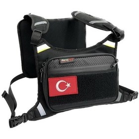 Resim Forte Gt 70439 Reflektörlü Göğüs Çantası Siyah 