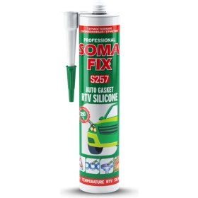 Resim Somafıx Rtv Kırmızı Silikon 280 ml S257 