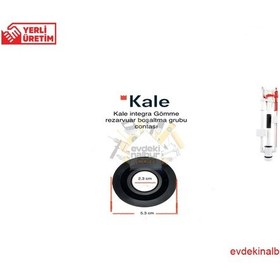 Resim Kale İntegra Boşaltma Grubu Contası Siyah 