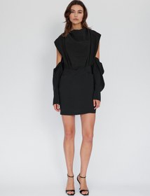 Resim Cupro Mini Dress Sleeves OFF - XS 