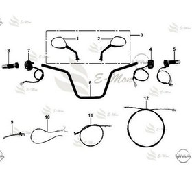Resim Mondial E-Mon Cyclone Km Teli 87 Cm (524920742) 