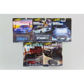 Resim Hot Wheels Premium Fast And Furious 2024 Mix Set 5 Adet Model Araba 