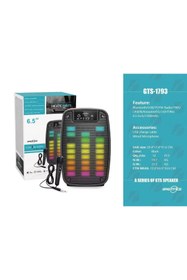 Resim JUNGLEE MİKROFONLU BLUETOOTH SPEAKER FM USB TWS SD KART KABLOSUZ TAŞINABİLİR ŞARJLI HOPARLÖR 