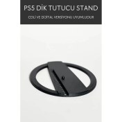 Resim GÖKTÜRK3D Dikey Ps5 Slim Cdli ve Dijital Versiyonu Vertical Standı Playstation 5 Slim Standı Ps5 Dik Tutucu 