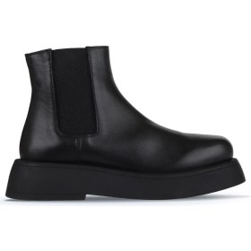 Resim Bueno Shoes Siyah Deri Kadın Düz Bot 01WZ6403 01WZ6403 