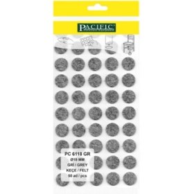 Resim Pacific Gri Yapışkanlı Keçe (Ø 18 mm) 