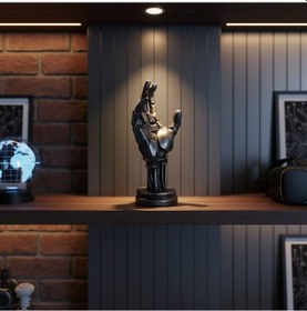 Resim Cyberpunk Robot El Dekoratif Obje 