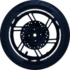 Resim GP Kompozit Universal Tek Jant Şeridi Reflektif Gri 15'' 