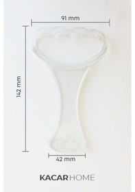 Resim Baza Tutma Kolu Şeffaf Esnek Plastik 2 Adet 