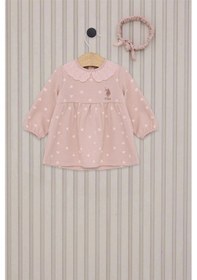 Resim U.S. Polo Assn. Us Polo Kız Bebek 2lı Takım - Toz Pembe Toz Pembe 