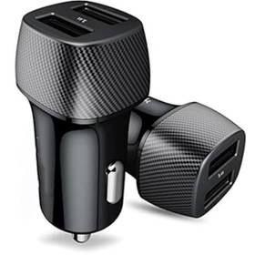 Resim Beatitude Tüm Araçlara Uyumlu Type-c Ve Usb Girişli Araç Siyah Çakmaklık Şarj Aleti Şarz Cihazı Soketi 