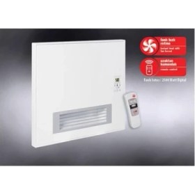 Resim Ivigo Dijital Fanlı 2500W Isıtıcı Beyaz 