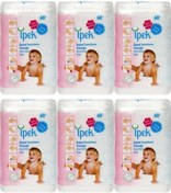 Resim Ipek Bebek Temizleme Pamuğu 6X60 