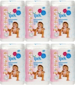 Resim Ipek Bebek Temizleme Pamuğu 6X60 