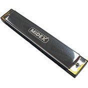 Resim Midex HN-20SL Silver 20 Delikli Mızıka 