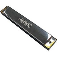 Resim Midex HN-20SL Silver 20 Delikli Mızıka 