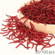 Resim 50/100 adet Gerçekçi Solucan Yemi, Mini Yumuşak Yem, Deniz Balıkçılığı Takımı 